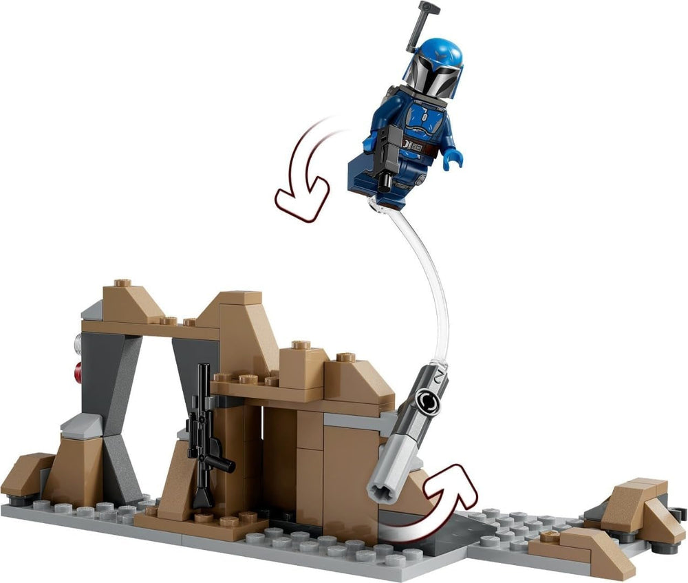 LEGO Star Wars: The Mandalorian Hinterhalt auf Mandalore Battle Pack, Abenteuer-Bauspielzeug für Kinder, Action-Spielset zum Sammeln, Geschenkidee für Jungen und Mädchen 75373