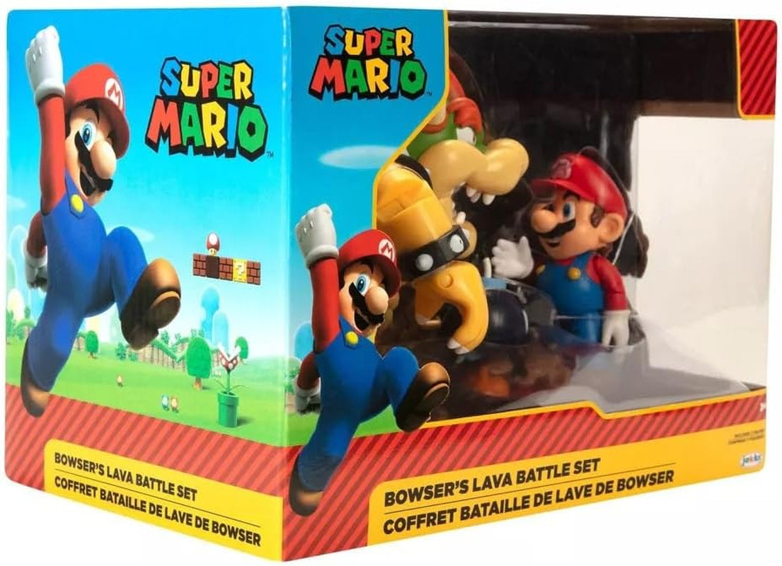 Nintendo Super Mario Bowser 18Cm Vs. Mario Figurenset (Welle 1) Actionfiguren Naty Shop