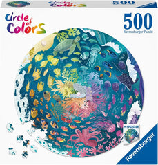 Ravensburger Puzzle 17170 Cercul de culori - Ocean & Submarin Puzzle 500 piese Puzzle Naty Shop