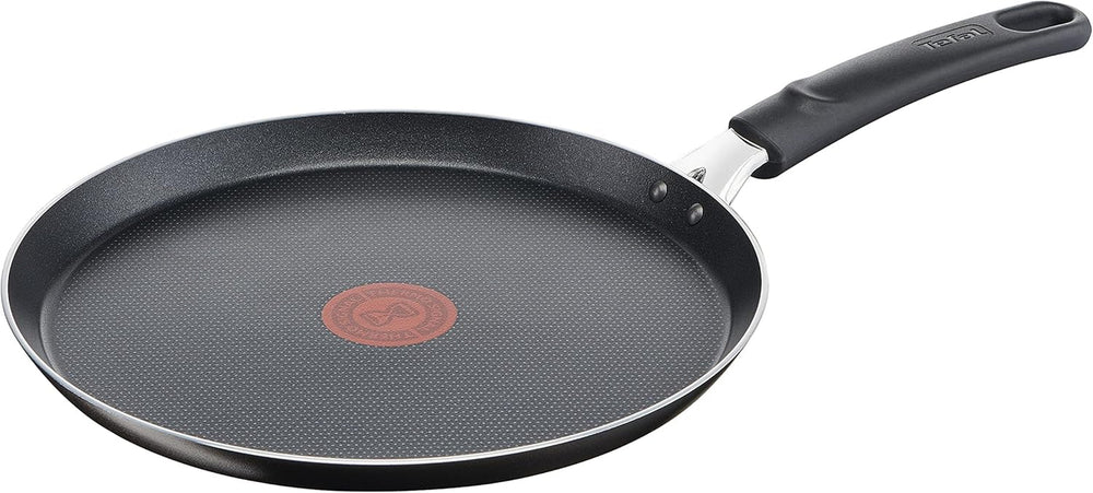 Tefal Easy Cook & Clean, Antihaftbeschichtung, Temperaturanzeige, nicht für Induktion geeignet. Töpfe und Pfannen Naty Shop Pfannkuchenpfanne 25 cm