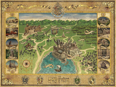 Ravensburger Puzzle 12000720 – Hogwarts-Karte – 1500-teiliges Puzzle für Erwachsene und Kinder ab 14 Jahren, Harry-Potter-Fanartikel-Puzzle, Naty Shop Fantasy