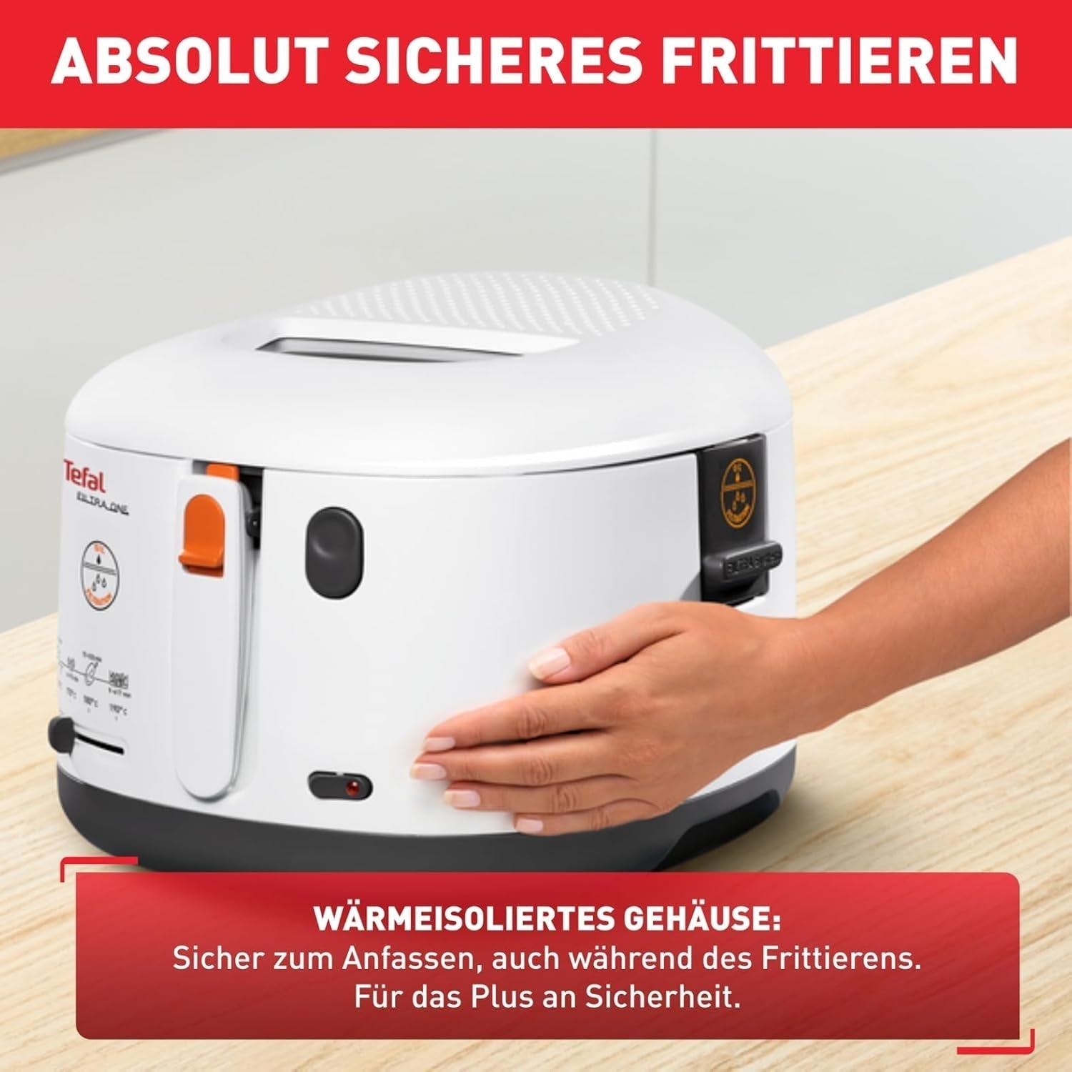 Tefal FF1631 Filtra One Fritteuse, 1.900 W, Kapazität 1,2 kg Haushaltsgeräte Naty Shop
