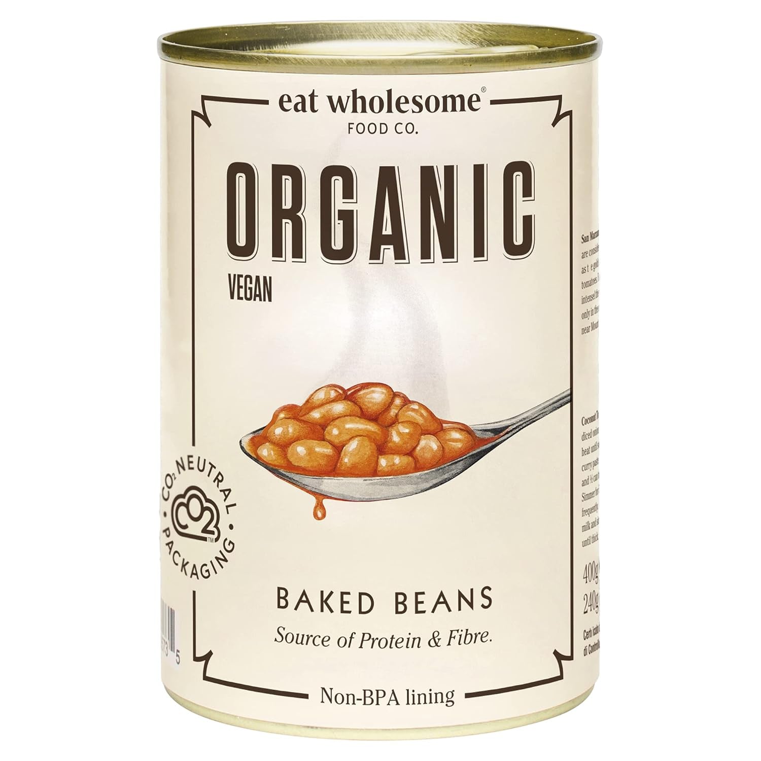 Năut organic Eat Wholesome, 400g (pachet de 12) - Gătit în apă, fără sare adăugată, 100% natural, sursă de proteine, vegan, căptușeală fără BPA și ambalaj neutru din punct de vedere al emisiilor de CO2