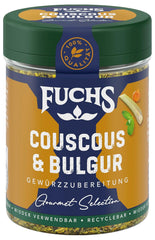Fuchs Spices Gourmet Selection Naher Osten/Afrika – Couscous- und Bulgur-Gewürzmischung, nachfüllbare Gewürzmischung zum Würzen von Bulgur-Gerichten, vegan, 55 g
