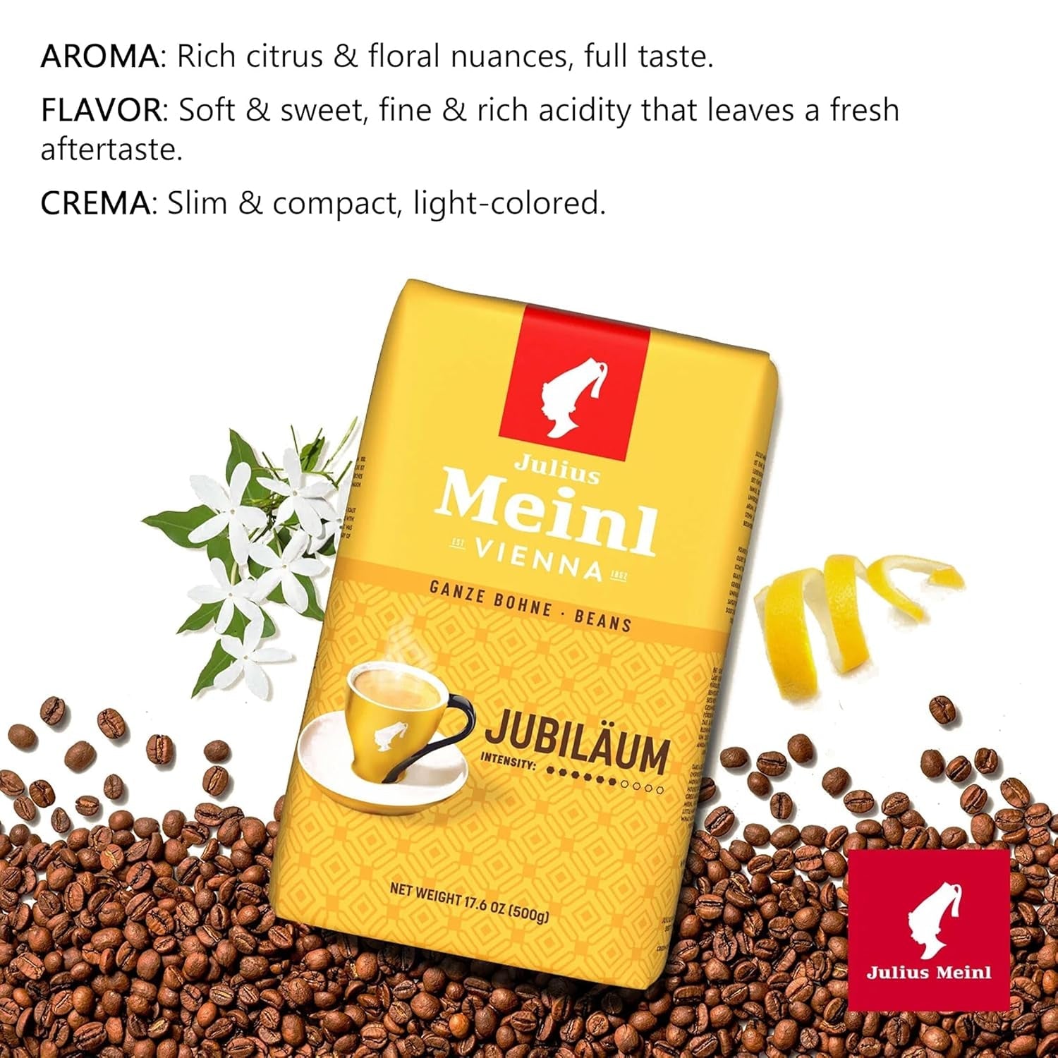 Meinl - Amestec Aniversar - Cafea Boaboasă Întreagă - 500 g