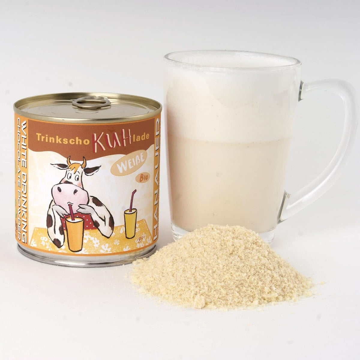 Trinkschokolade, Bio – Box 250 Gramm Kakao und heiße Schokolade Naty Shop Weiße Schokolade