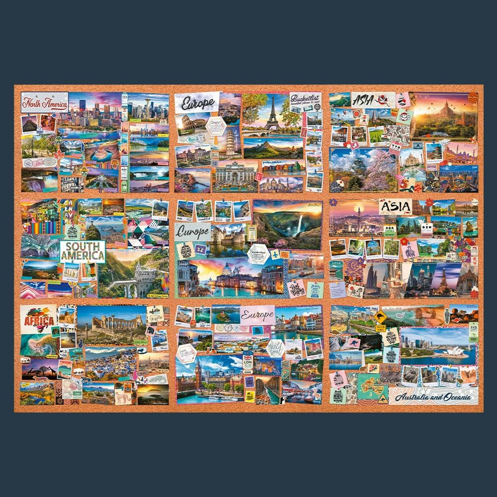 UFT Puzzle 13500 - Călătoria de mii de mile, călătoria de mii de mile Puzzle Naty Shop