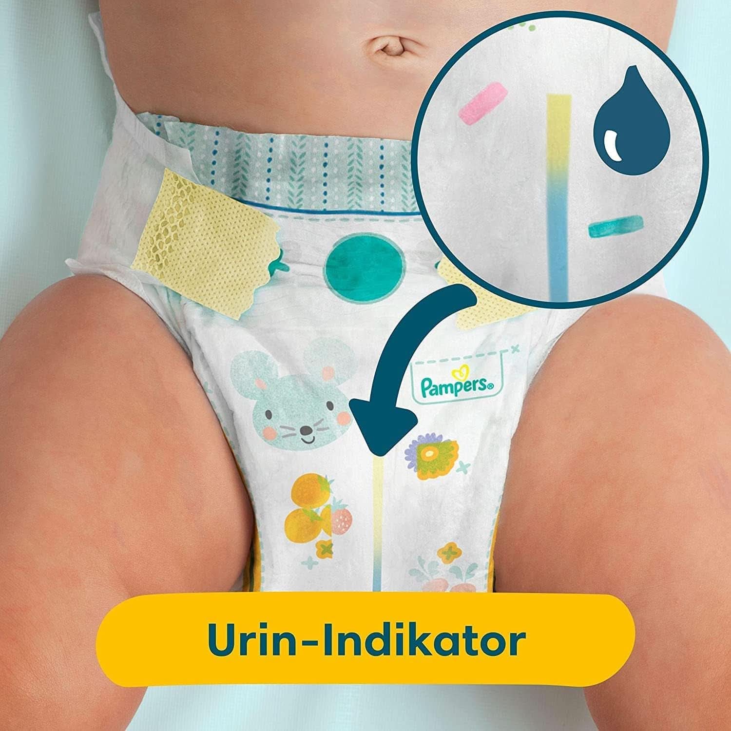 Paket Pampers Größe 1 (Neugeborene) und Always Discreet L, Einweghöschen für Mütter, Inkontinenz und Mutter und Kind nach der Geburt Naty Shop