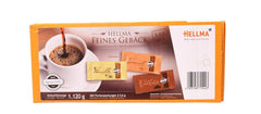 Mix pentru biscuiți fini HELLMA - 200 de biscuiți, ambalați individual - 3 sortimente - Cutie de depozitare - Pentru hoteluri, cafenele și restaurante