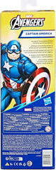 Marvel Avengers Titan Hero Series Blast Gear Captain America Actionfigur, 30 cm großes Spielzeug für Kinder ab 4 Jahren, blaue Actionfiguren, Naty Shop