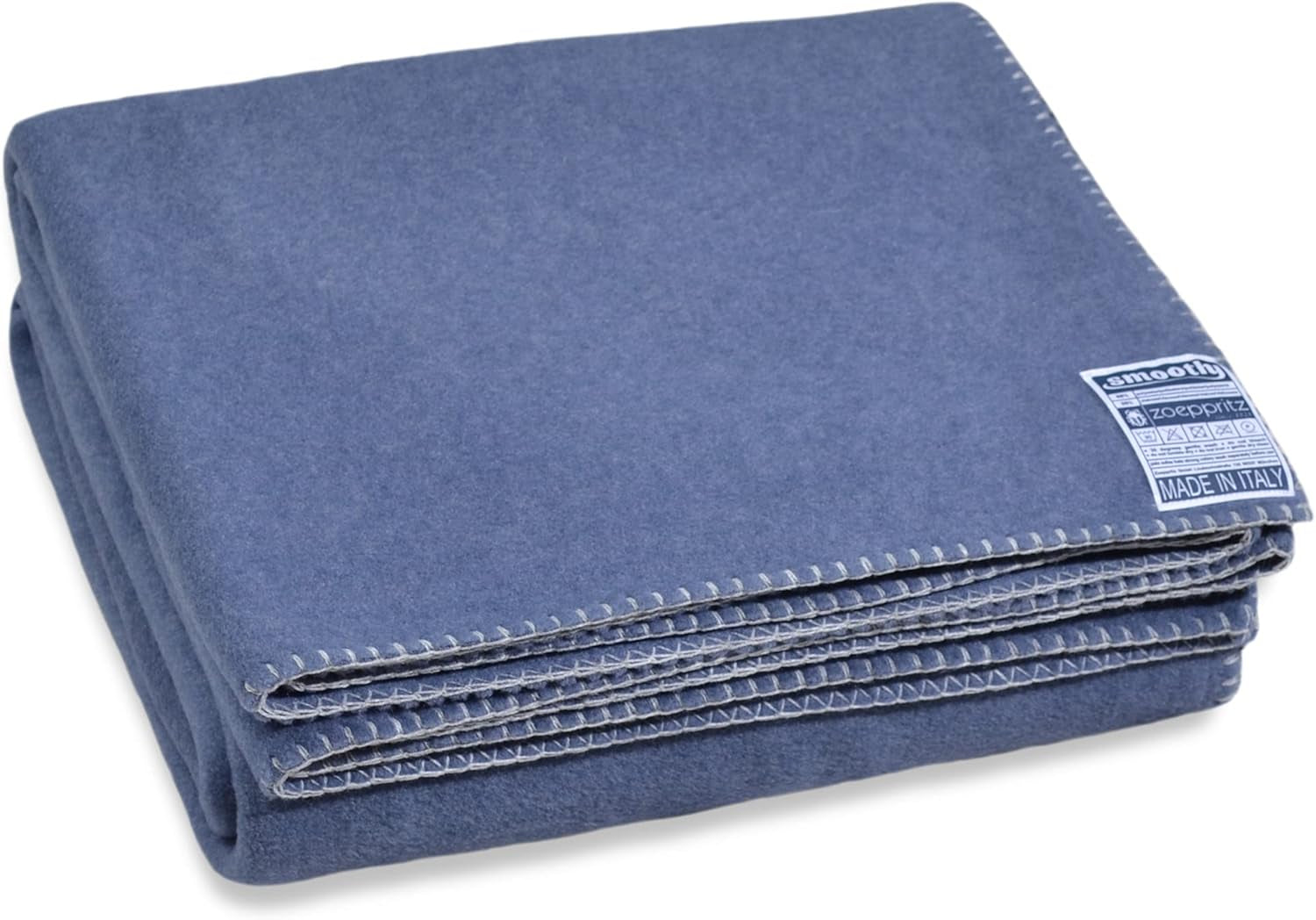 Zoeppritz din 1828 Pătură din fleece Smoothy - Pătură confortabilă pufoasă din fleece polar - Vegan - 140X190Cm - 010 Off-White, 010 Offwhite Paturi si Cuverturi Zoeppritz Since 1828 540 Indigo 140X190Cm