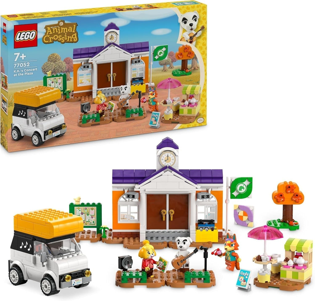 LEGO Animal Crossing K.K. se joacă la bâlci, jucărie de construcție cu cafenea și mașină din jocurile video, playset pentru fete și băieți de la 7 ani, cadou pentru copii 77052 Seturi de constructie Besuche den LEGO-Store Titlu implicit