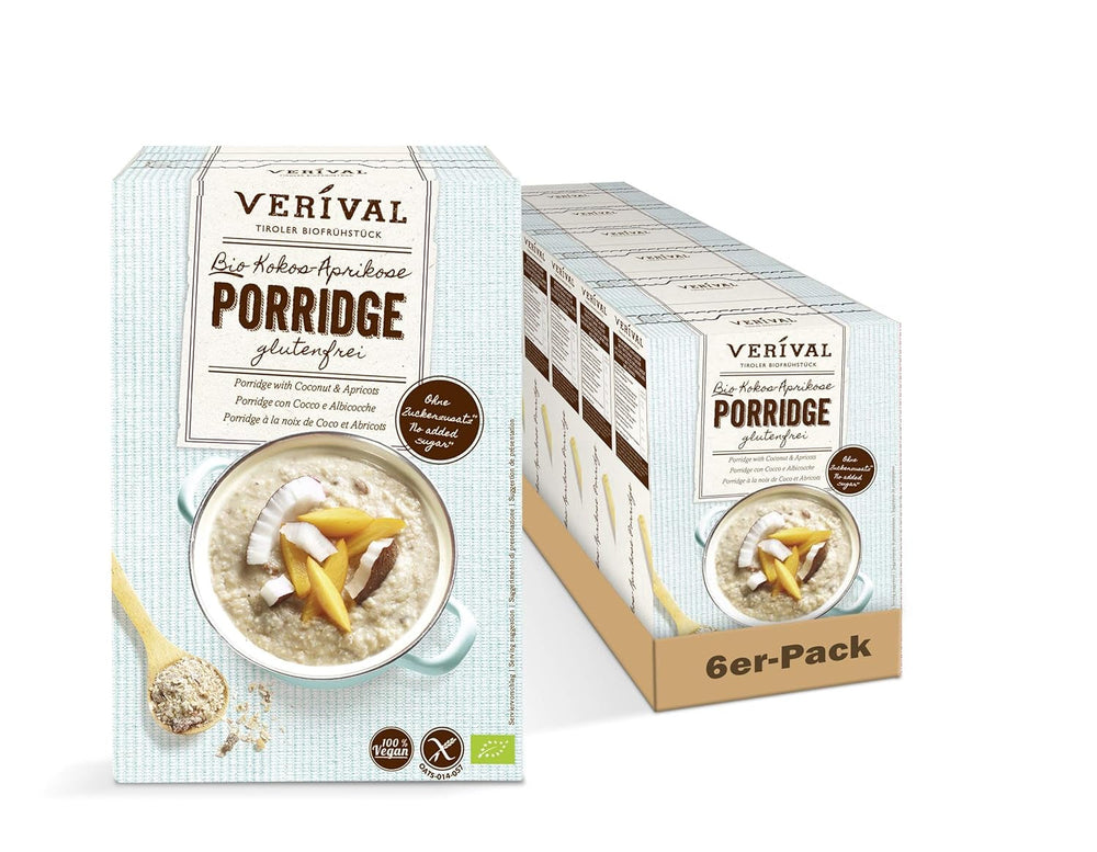 Terci de chia cu căpșuni Verival, fără gluten | 6 x 350g | Vegan | Fără ulei de palmier | Fără gluten | Fără zahăr adăugat | Fabricat manual în Tirol