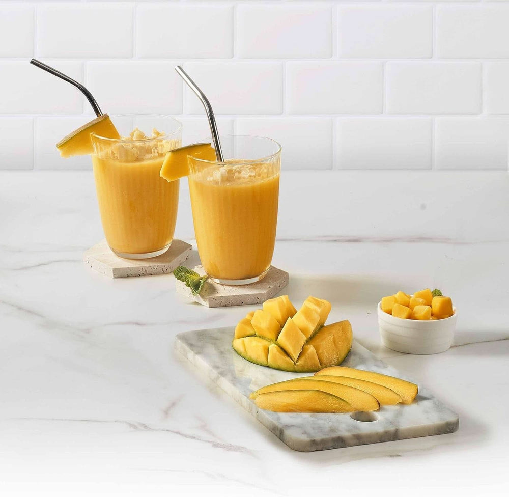 Ufesa White Gold Standmixer, 1500W Leistung, 1,5L Glaskrug, Geschwindigkeitsregler Mit Led-Licht, Ice Crusher, 6 herausnehmbare Edelstahlklingen, 2 Geschwindigkeiten + TURBO Mutter und Kind Naty Shop