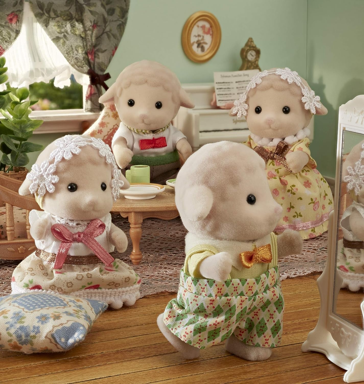 Sylvanian Families 5619 Schaf Familie - Figuren für Puppenhaus