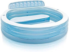 Intex 57190NP - Scaun gonflabil pentru piscină, vinil, multicolor, 229x218x79 cm