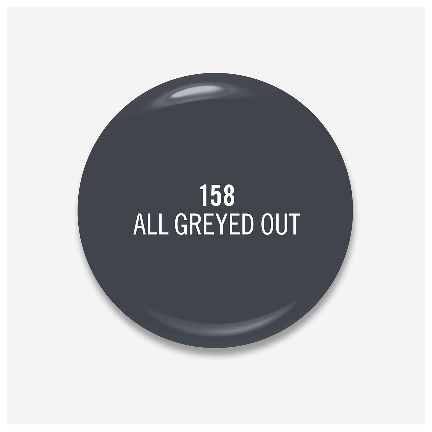 Oja Rimmel K&F Nail 158 All Grayed Out
