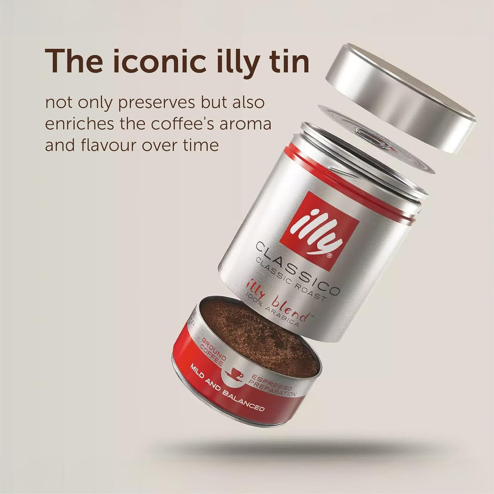 Illy-Kaffee, entkoffeinierte Kaffeebohnen – 250-g-Box Naty Shop Coffee
