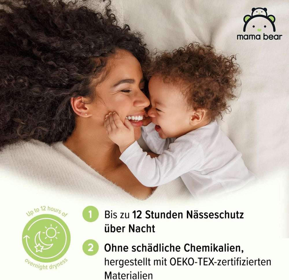 Windeln Mama Bear Disney Ultra Dry Größe 4 (8-14 kg), weiß, 84 Stück (1 Packung) Naty Shop