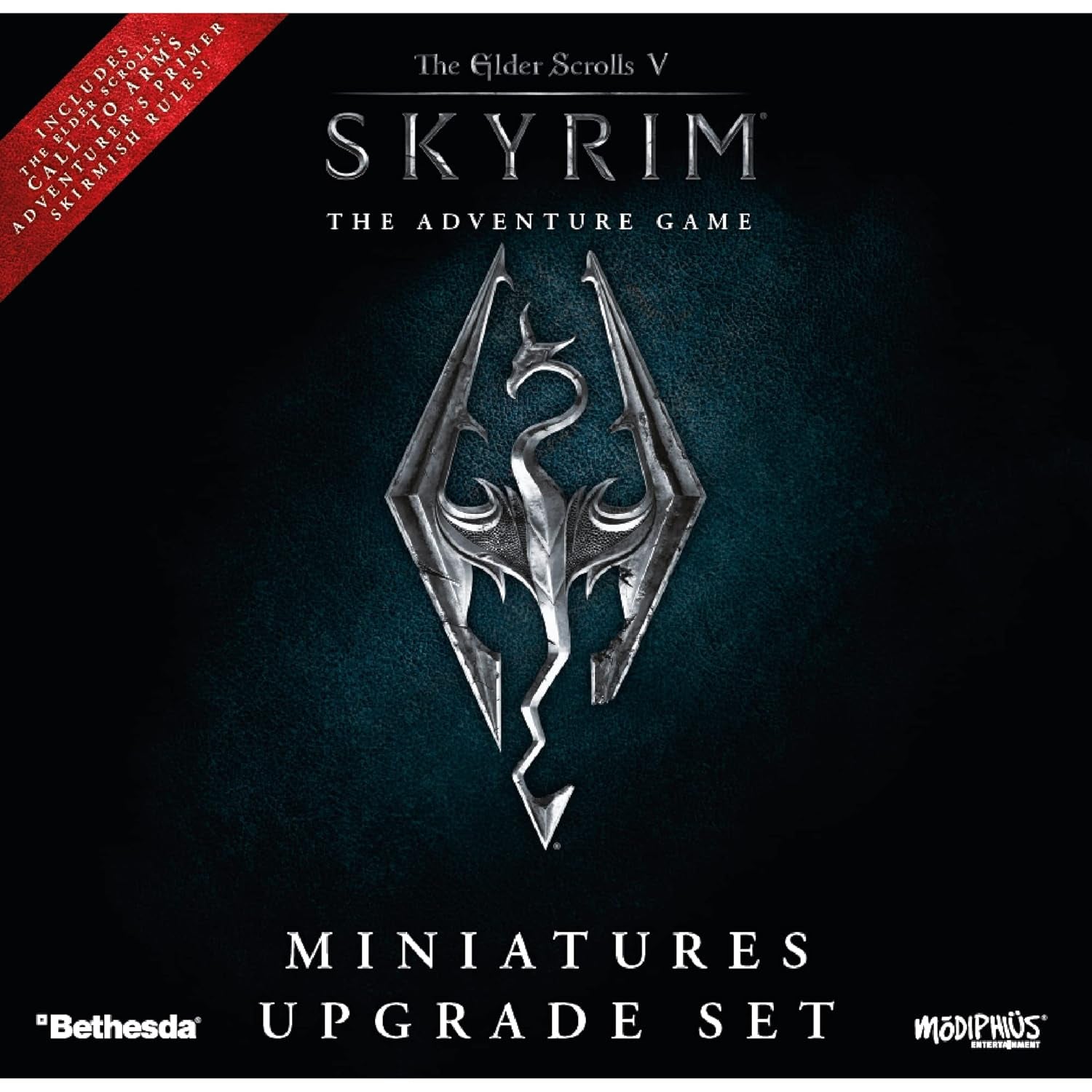 Modiphius The Elder Scrolls: Skyrim – Abenteuer-Brettspiel – Upgrade-Miniaturen-Set | Brettspiel | Ab 14 Jahren | 1-4 Spieler | Spielzeit 60–120 Minuten, Grau, Rot
