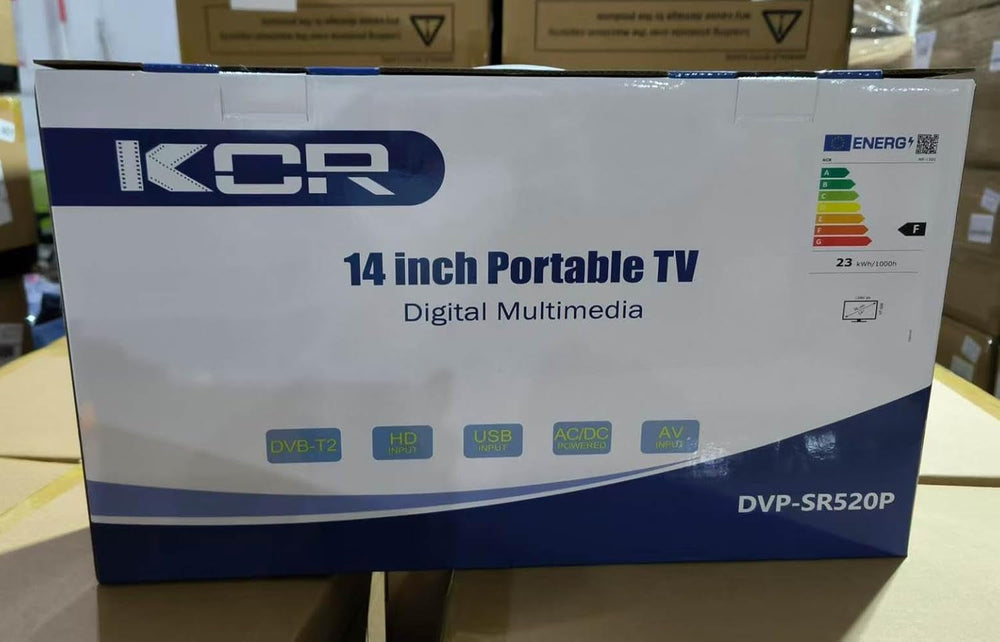 Televizor LED HD de 14 inch, televizor mic cu intrare HDMI, tuner digital încorporat/HDMI/USB/DC-12IN pentru dormitor, bucătărie, rulotă – telecomandă inclusă