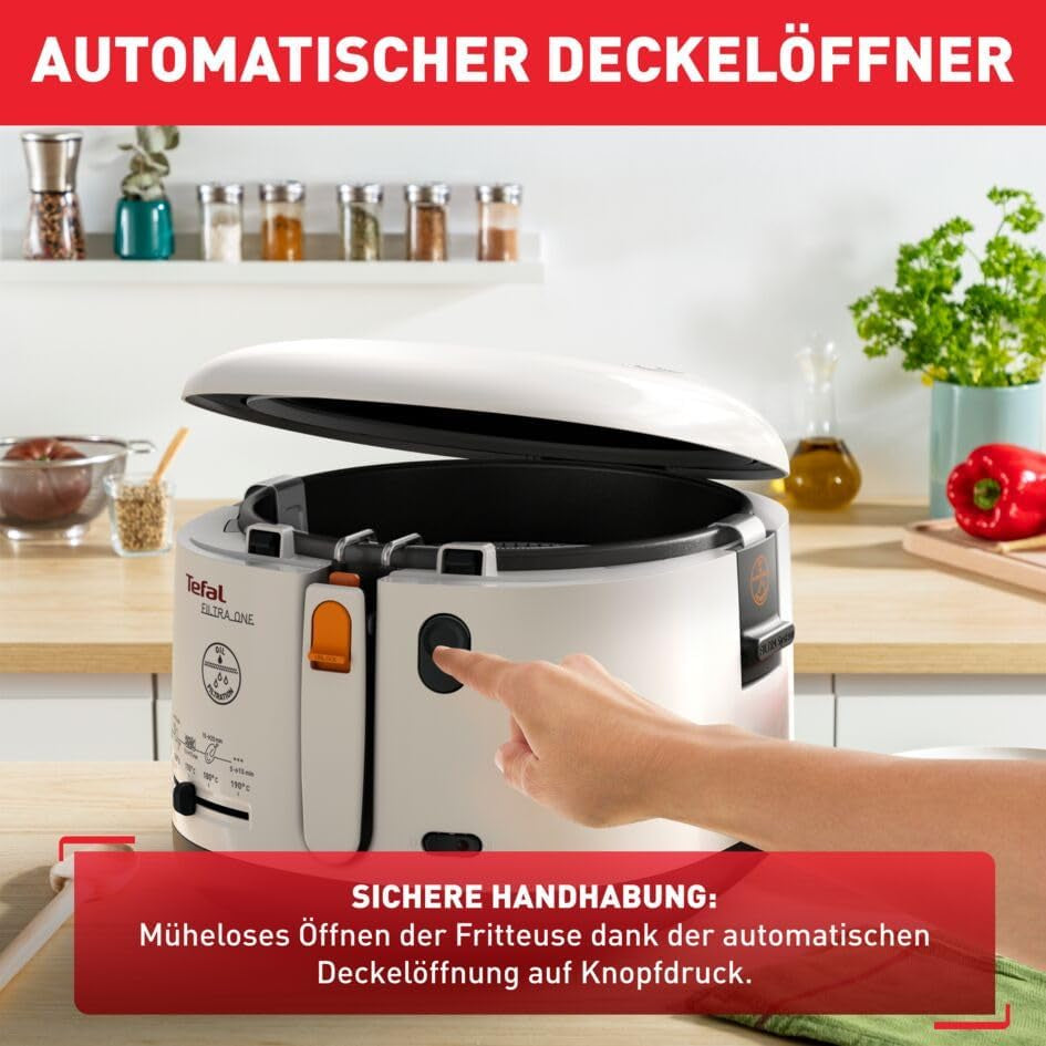 Tefal FF1631 Filtra One Fritteuse, 1.900 W, Kapazität 1,2 kg Haushaltsgeräte Naty Shop