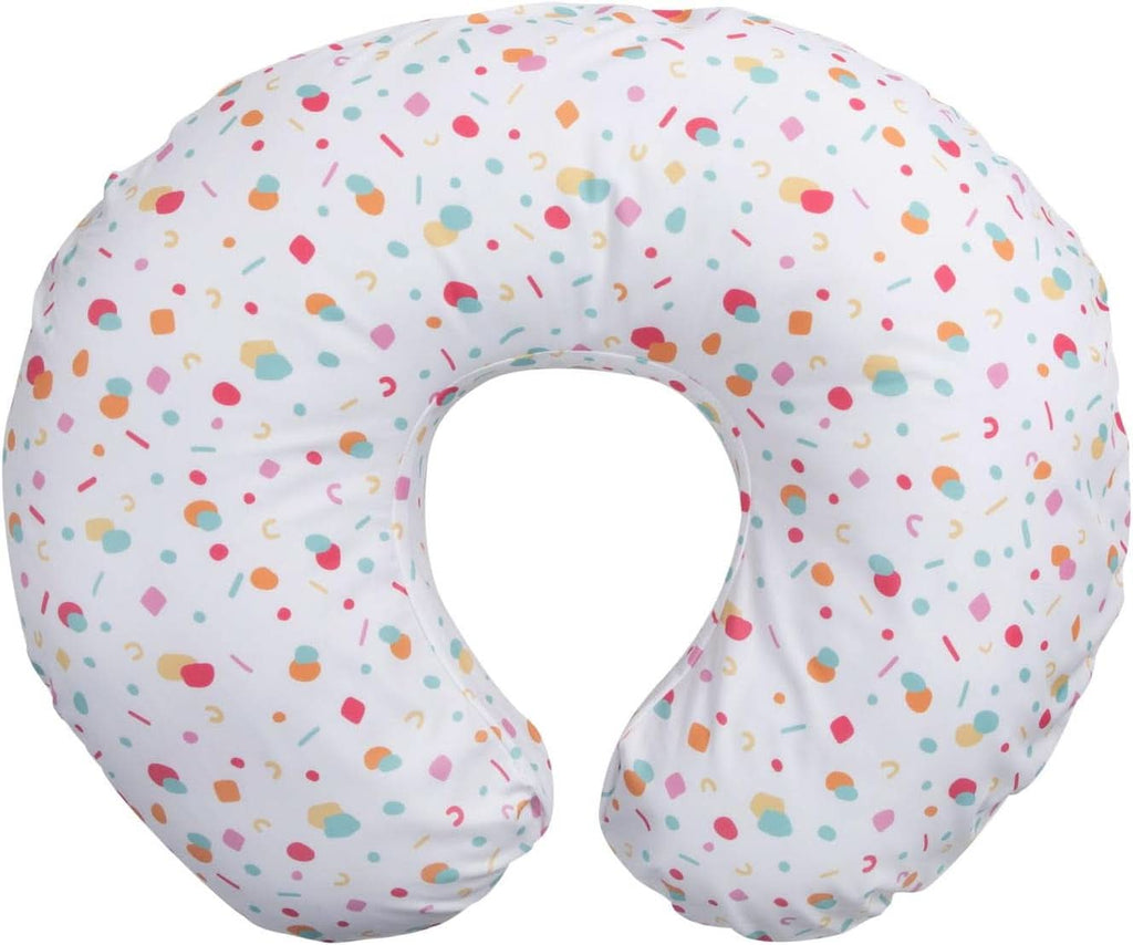 Boppy Original Support Suport pentru alăptare Rainbow pentru bebeluși, formă ergonomică cu căptușeală, confort pentru mamă și copil Accesorii Hrana si Alaptare Bebe Naty Shop Confetti