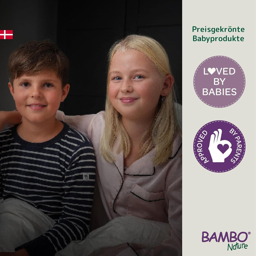 Scutece Bambo Dreamy Nighttime Pull-Up, mărime mare (35–50 kg/77–110 lbs), pachet de 10 | Scutece pull-Up pentru copii | Chiloți de noapte ultra-absorbanți pentru enurezis