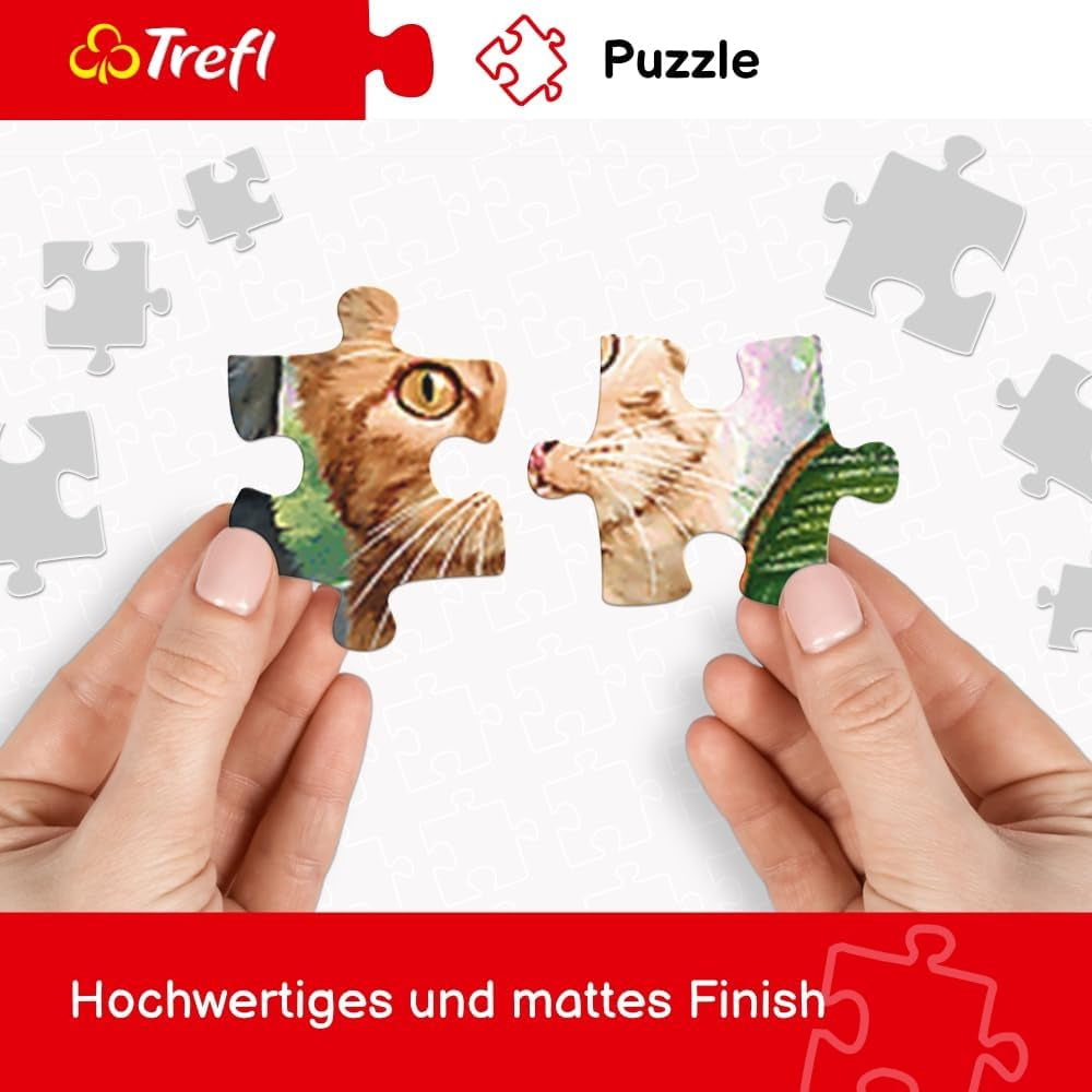 Trefl - Câine vesel - Puzzle 500 elemente - Diy Puzzle cu animale, divertisment creativ, distracție, puzzle clasic pentru adulți și copii de la 10 ani în sus Puzzle Naty Shop