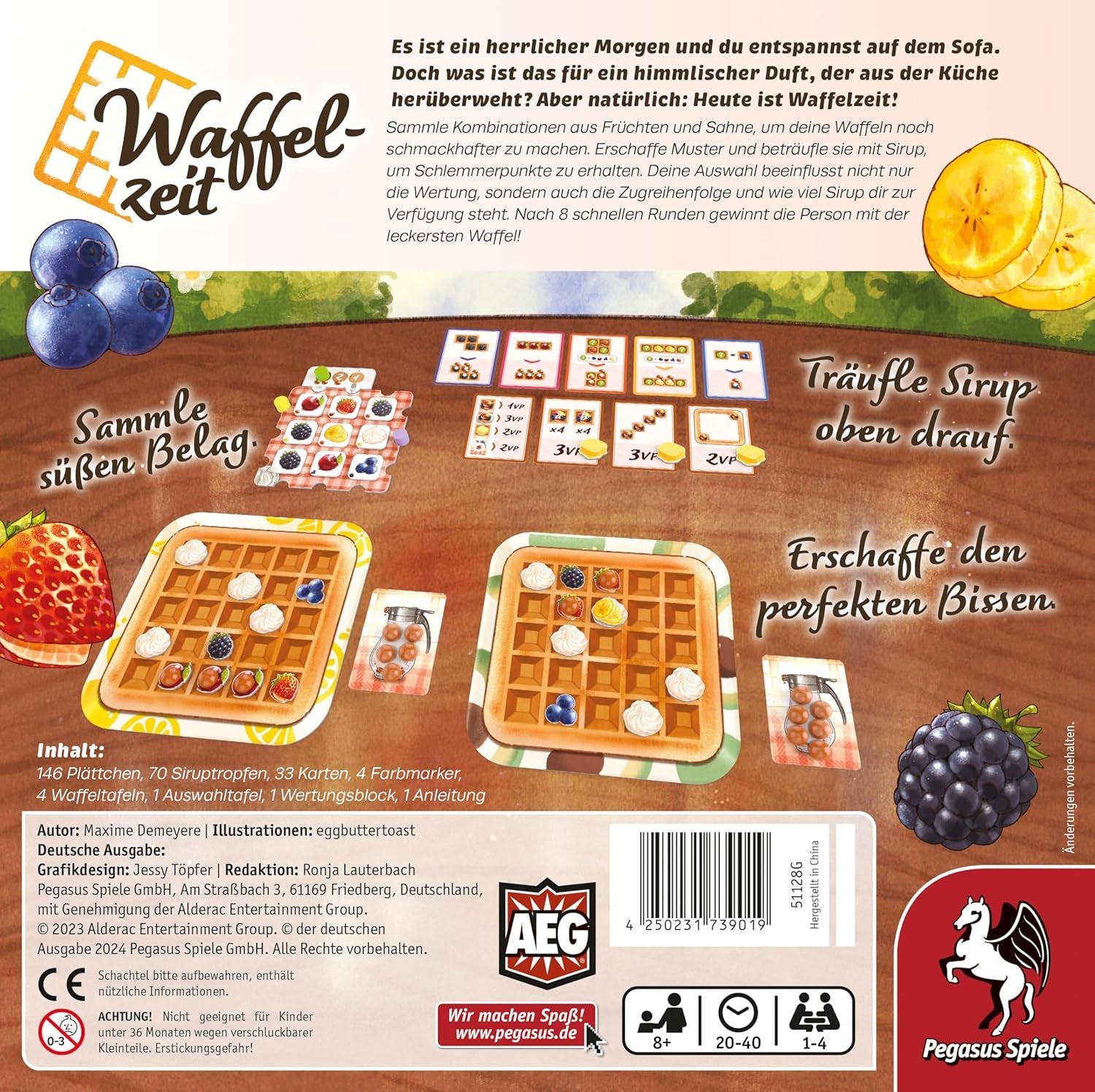 Pegasus Games Waffle Time, 4032 centimetri cubi