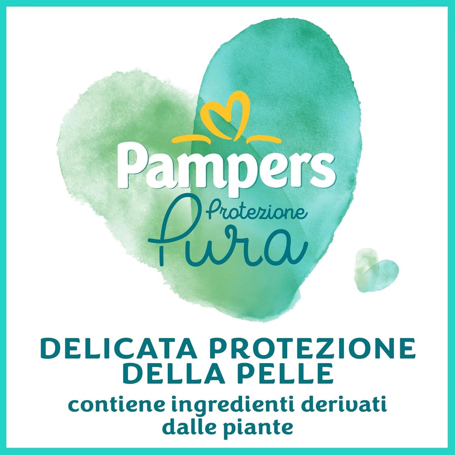 Pampers Naturello, 76 Windeln mit Baumwolle und natürlichen Pflanzenmaterialien, 0 % Parfüm, Größe 4 (7-18 kg) Mutter und Kind Naty Shop