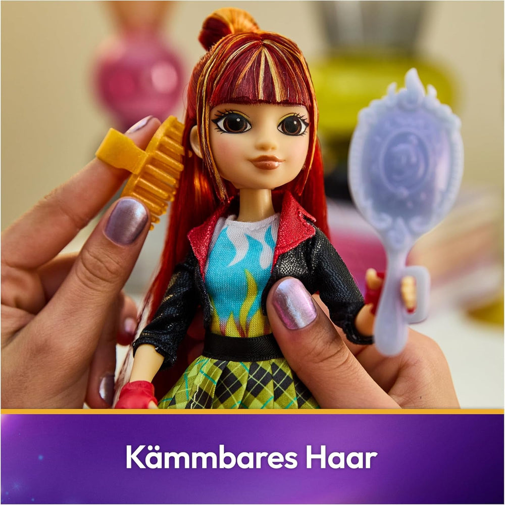 Unicorn Academy Ankleidepuppe Valentina - die Originalpuppe zur beliebten Netflix-Serie, 24 cm groß, mit echtem Haar, abnehmbarer Kleidung und Accessoires, für Kinder ab 4 Jahren