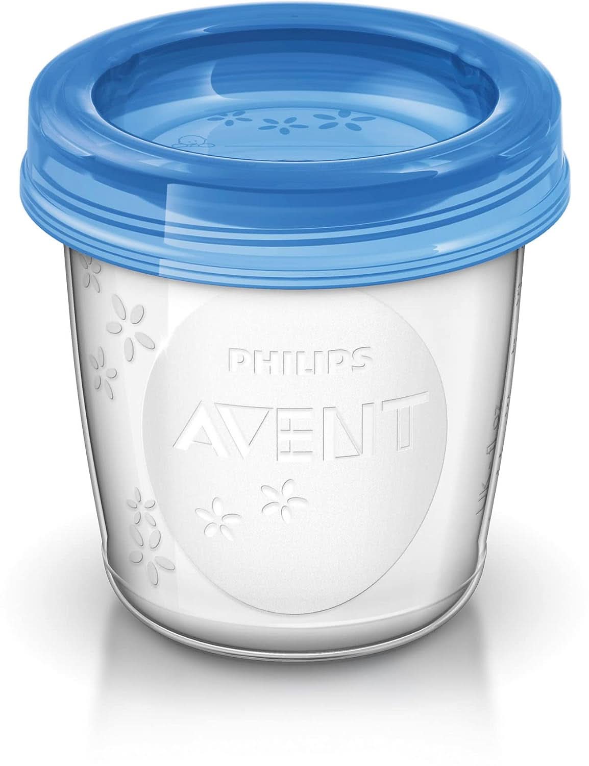 Philips Avent Austellungssystem Für Muttermilch, Becher Inklusive Deckel, Adapter (Modell SCF618/10) Zubehör Essen und Stillen Bebe Naty Shop