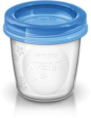 Philips Avent Austellungssystem Für Muttermilch, Becher Inklusive Deckel, Adapter (Modell SCF618/10) Zubehör Essen und Stillen Bebe Naty Shop