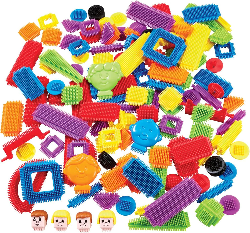 Stickle Bricks, Big Builder Konstruktionsset, Über 125 Teile, Fördert Kreativität & Motorik, Sicher & langlebig, Praktische Aufbewahrung, Für Kinder ab 18 Monaten