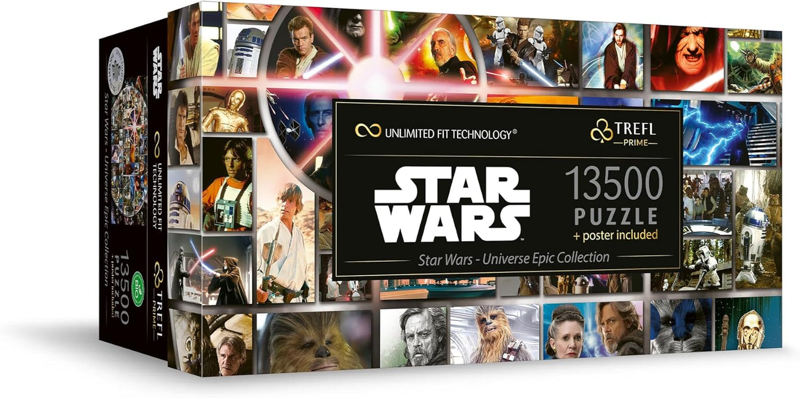 Trefl Prime - Puzzle UFT: Star Wars, Universe Epic Collection - 13500 elemente, Joc mare, Cea mai groasă cutie, Pentru adulți și copii de peste 12 ani Puzzle Naty Shop Titlu implicit