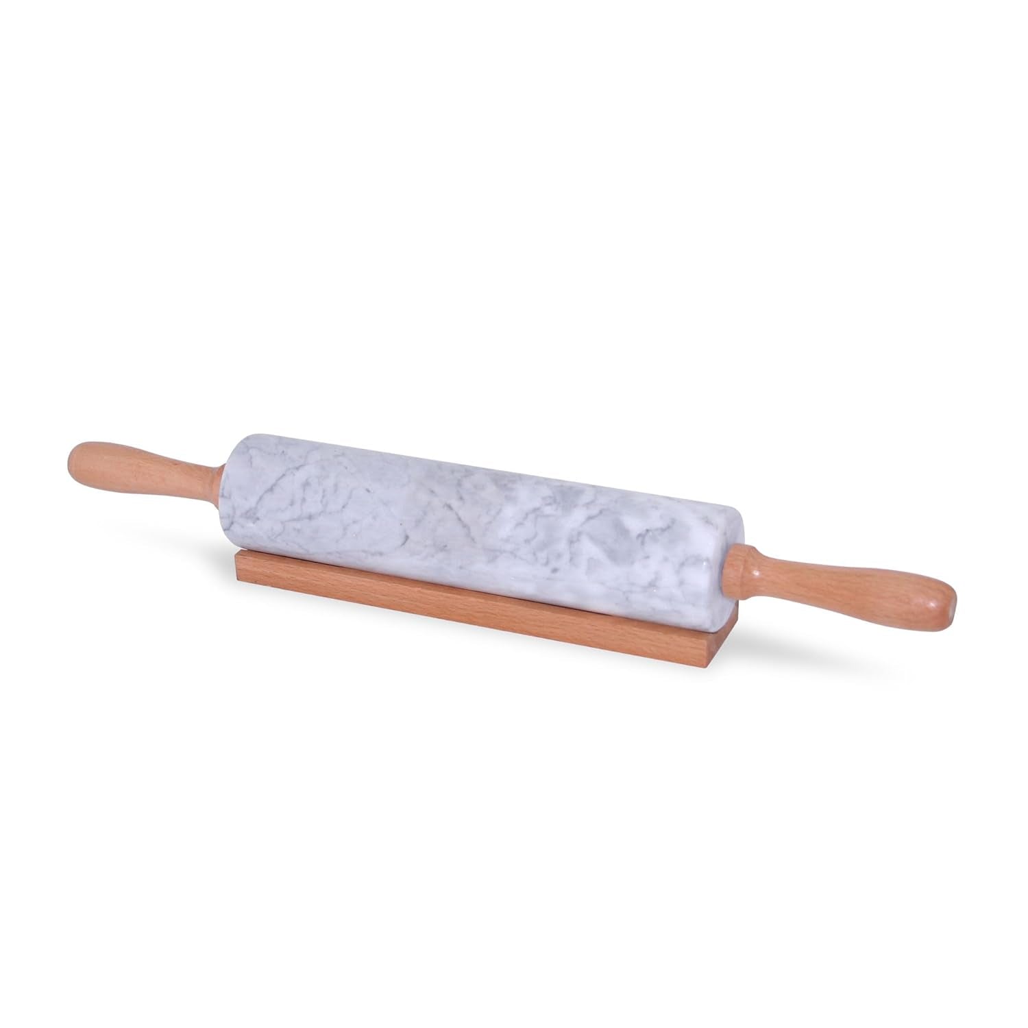 Sucitor din marmură Küchenprofi cu bază din lemn gri-maro, dimensiuni: 5,9 cm x 5,9 cm x 47,3 cm, 10 0248 10 47