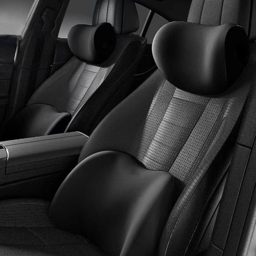 Pernă pentru gât auto, pernă pentru tetieră auto moale, pernă pentru gât auto, pernă pentru tetieră auto pernă pentru gât pernă accesoriu pernă de memorie bumbac accesoriu auto, pernă pentru tetieră pernă pentru tetieră (negru) Perne ortopedice cervicale Naty Shop