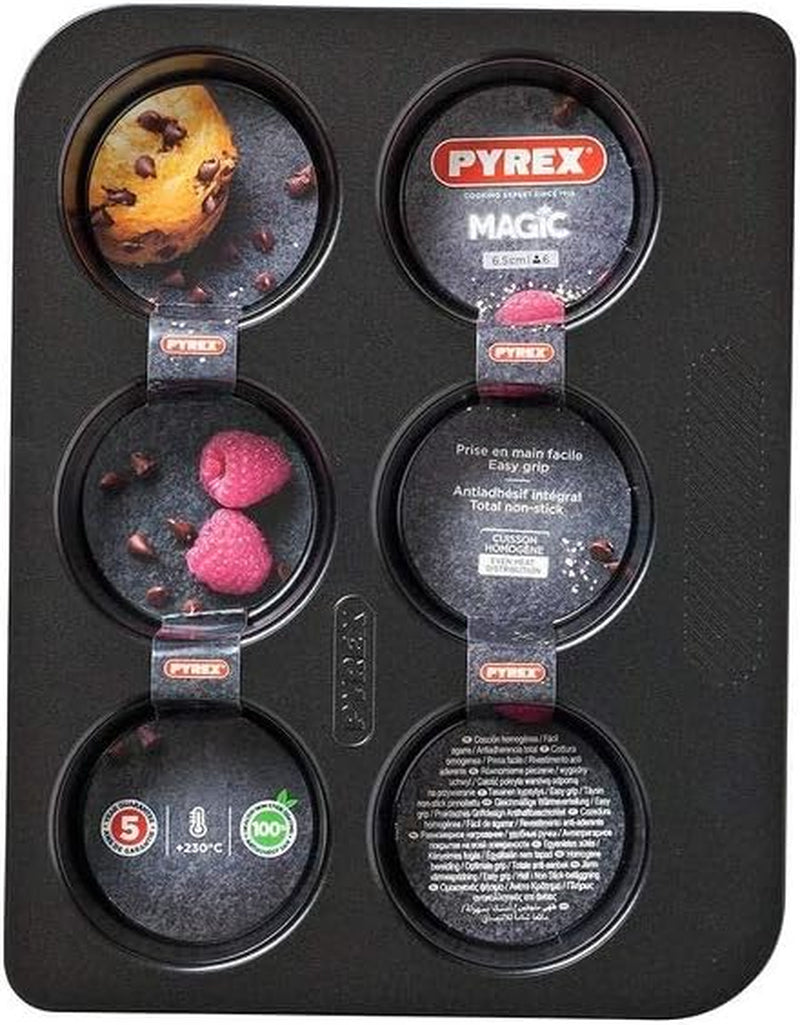 Pyrex Magic Muffinform für 6 Muffinformen und Backbleche Naty Shop