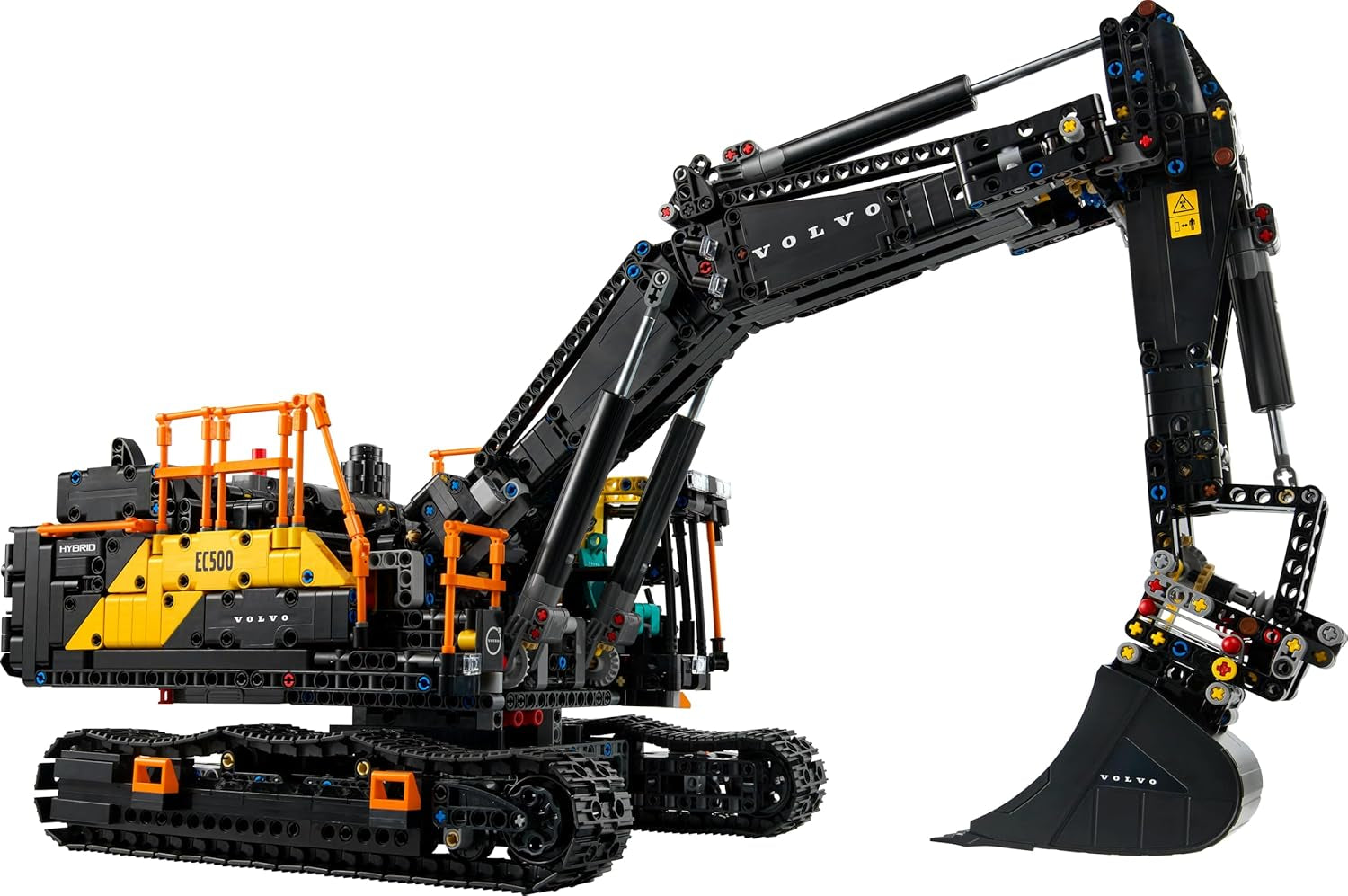 LEGO Technic Volvo EC500 Hybrid-Bagger - Spielzeug Automodell mit Motor für Erwachsene mit beweglichem Ausleger, Kettenantrieb sowie austauschbarem Hammer und Schaufel - Geschenkidee - 42215