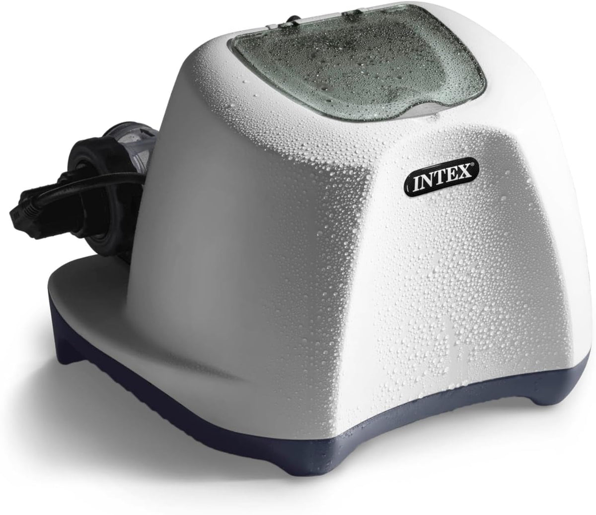 Sistem de acvariu cu apă sărată Intex Krystal Clear 12V, gri, 45.5x31x25.2 cm, 28670GS