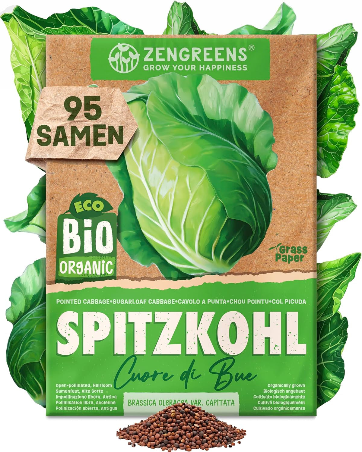 Bio Wintergemüsesamen Im 20Er Set - 20 Winter Gemüse Samen Für Den Einfachen Anbau Im Garten, Balkon Oder Hochbeet - Pflanzensamen - Saatgut