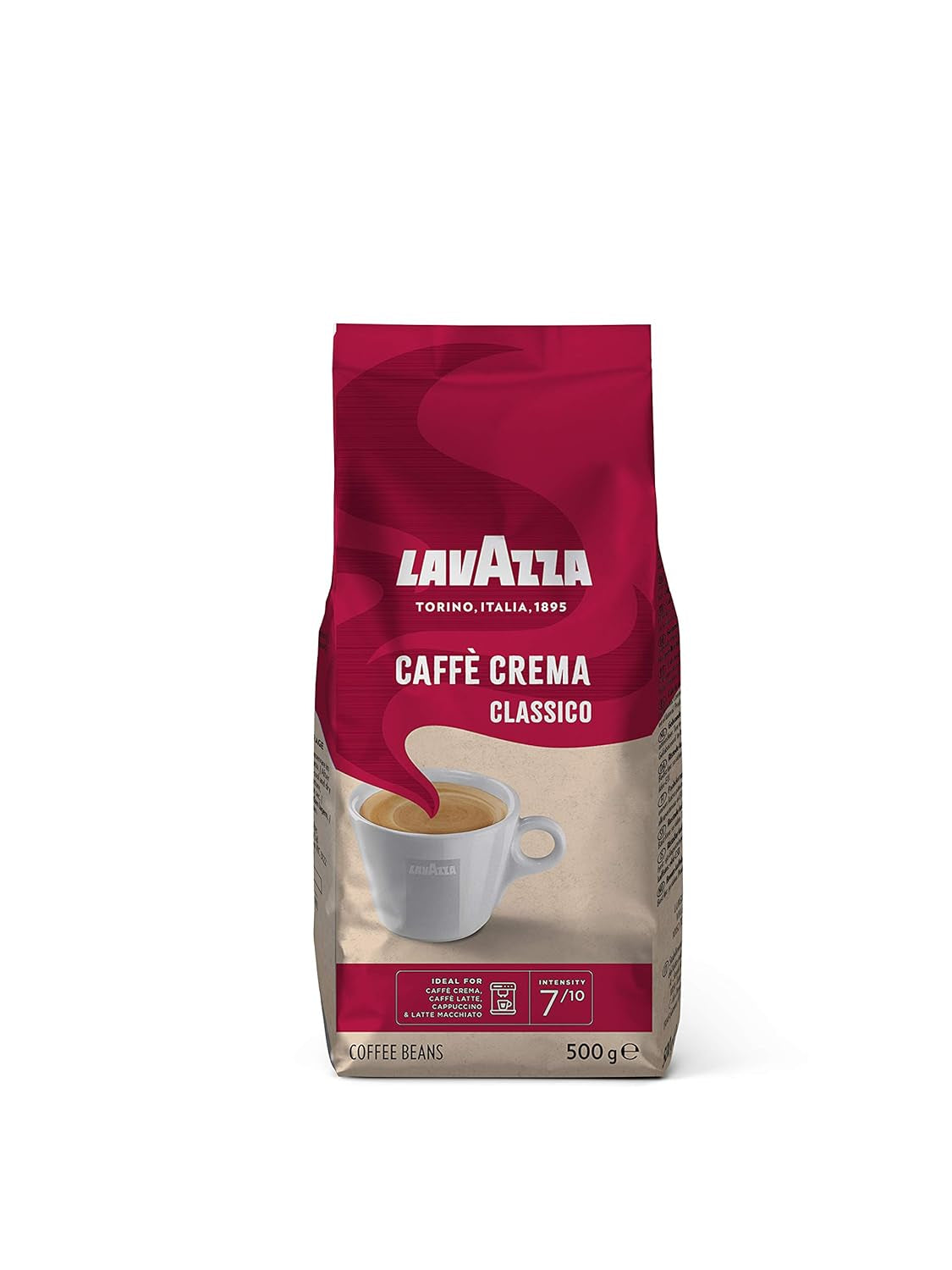 Lavazza Caffè Crema Leggero Special Edition, 1 kg Packung Naty Shop Kaffee 500 Gramm Classico