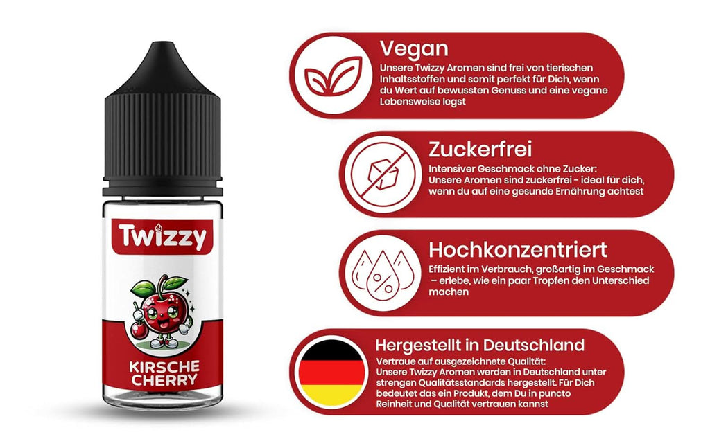 Twizzy, Aroma concentrata Cirese, 30 ml Arome Naty Shop