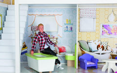 Eichhorn 100002510 lemn, păpușă, casă, vilă, colorat Casute de papusi Naty Shop