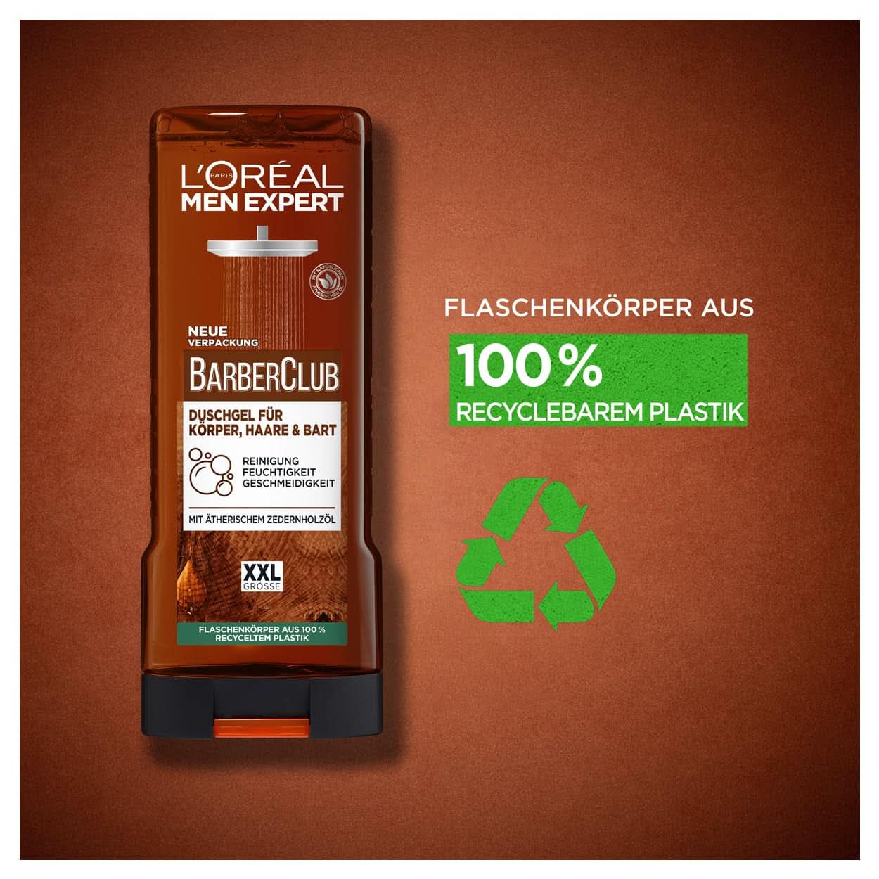 L'Oréal Men Expert XXL Duschgel und Shampoo für Männer, 400 ml Naty Shop