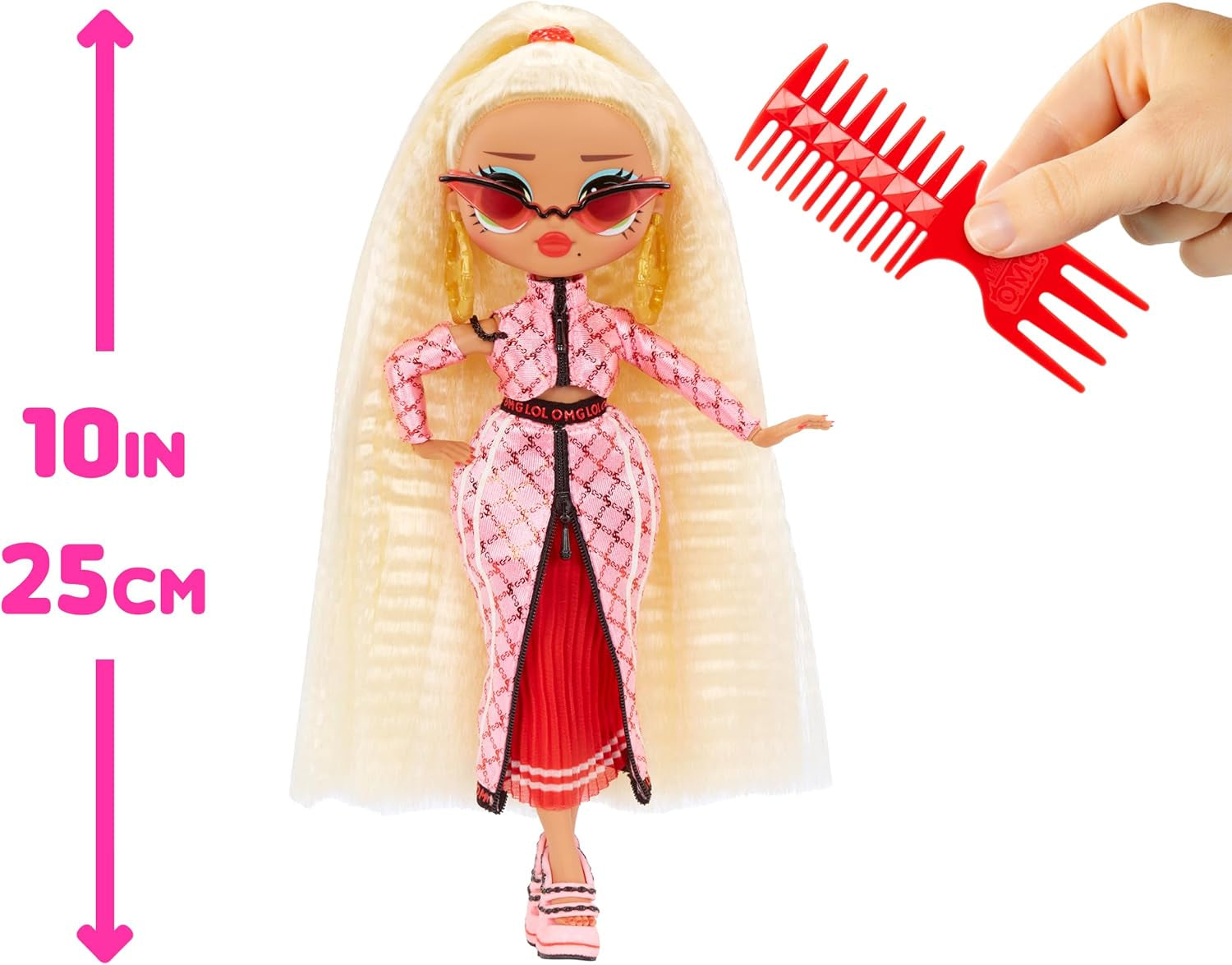 L.O.L. Surprise! OMG Modepuppe - Swag - Mit Zahlreichen Überraschungen, Einschließlich Wandelbarer Mode und Fabelhaften Accessoires - Toll für Kinder ab 4 Jahren, Rosa