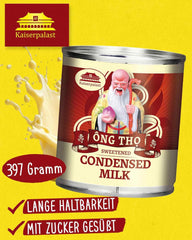 Kaiserpalast Kondensmilch 8% Fettanteil, gesüßt, zum Süßen von Kaffee und Tee oder zum Kochen und Backen, 1 x 397 g