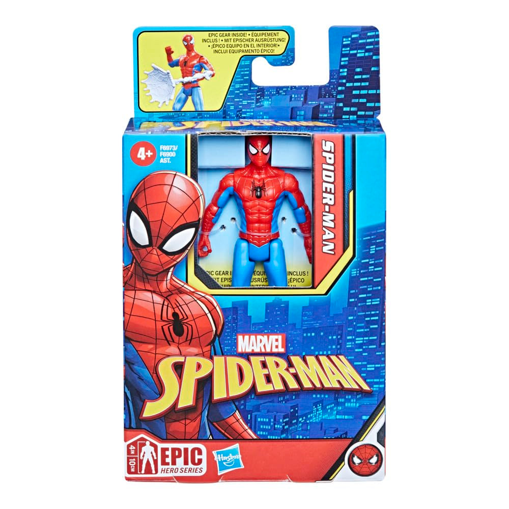 Spider-Man Marvel Epic Hero Series Klassische 10 cm große Actionfigur Actionfiguren Naty Shop