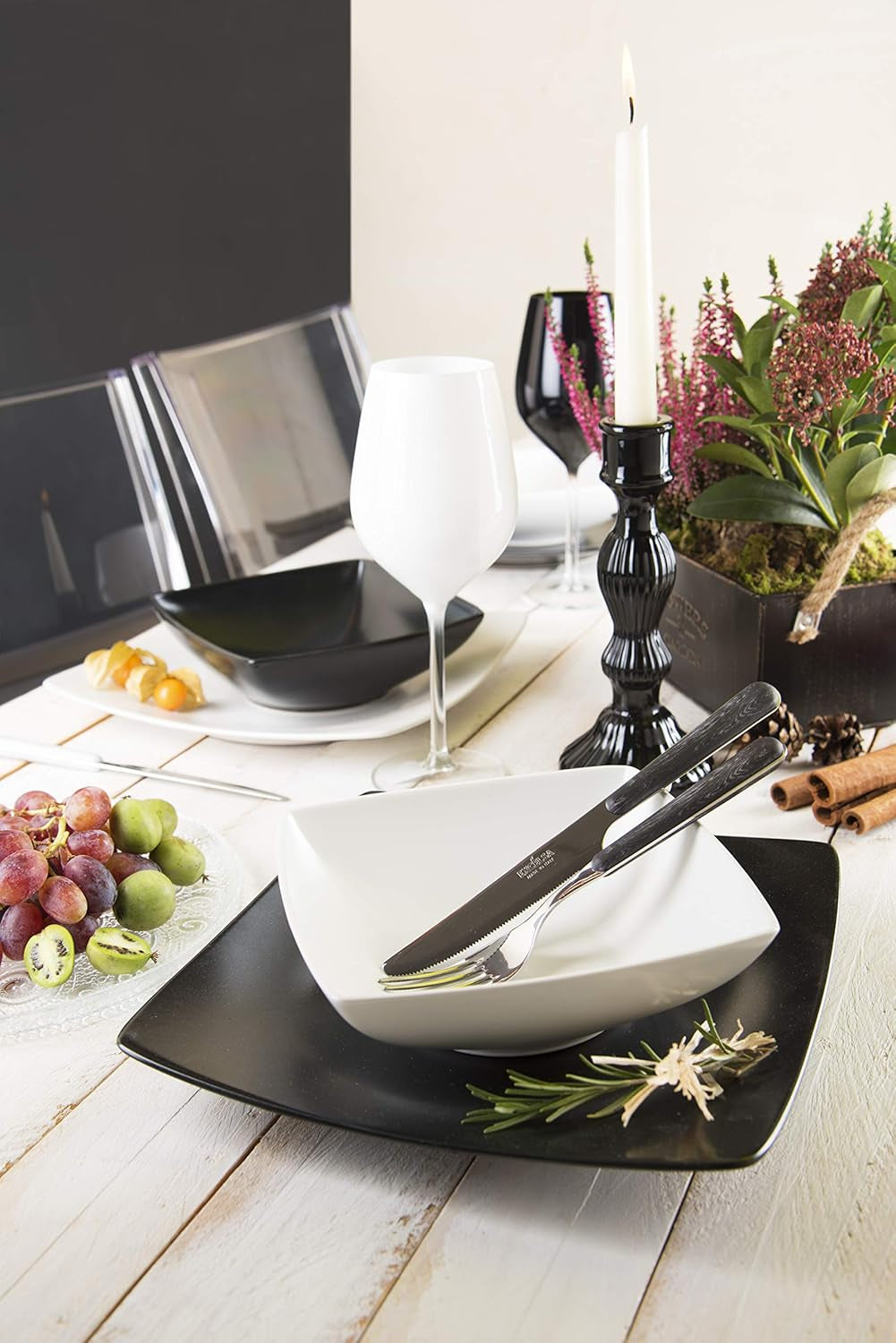 Brunch Time Geschirr 18 Tlg. Set Eclipse Seturi vesela masa Naty Shop